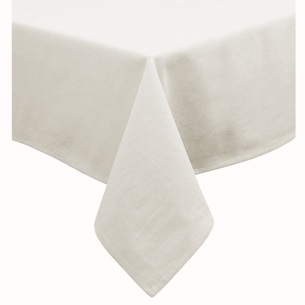 Hoydu Cotton Blend Table Cloth 150cm x 225cm - MARSHMALLOW - NuSea