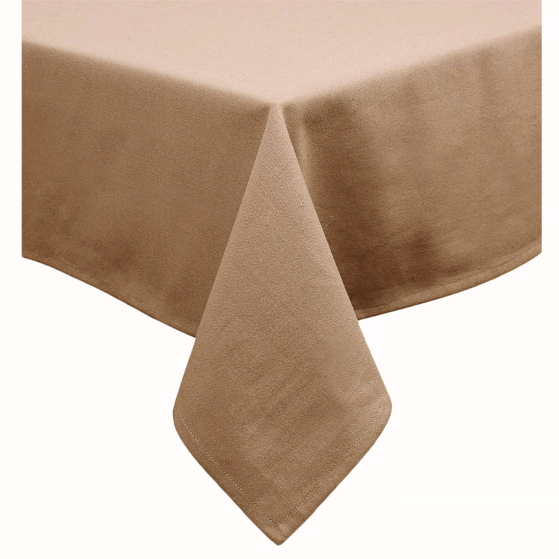Hoydu Cotton Blend Table Cloth 150cm x 225cm - SAND - NuSea