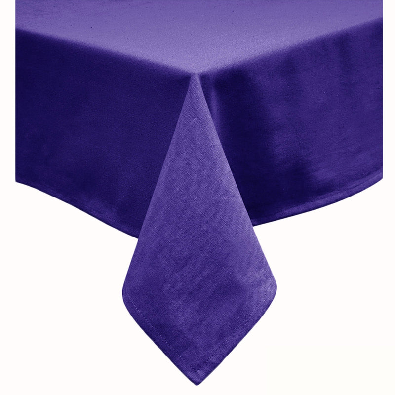 Hoydu Cotton Blend Table Cloth 170cm x 310cm - ULTRA VIOLET - NuSea