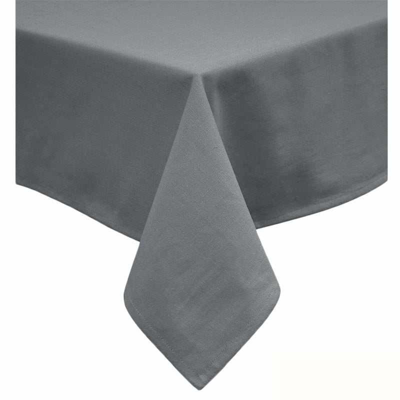 Hoydu Cotton Blend Table Cloth 180cm x 220cm - SLATE GREY - NuSea