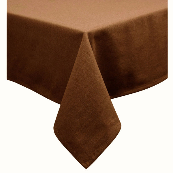 Hoydu Cotton Blend Table Cloth Copper 180cm Round - NuSea