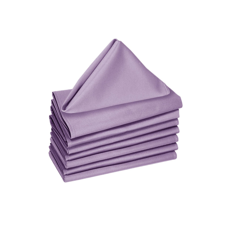 Hoydu Set of 8 Cotton Napkins Lavender Mist - NuSea