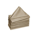 Hoydu Set of 8 Cotton Napkins Warm Sand - NuSea