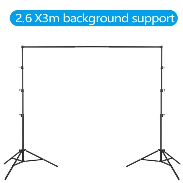 Hridz 2.6M*3M Heavy Duty Backdrop Support System for Photography Background Photo Video - NuSea