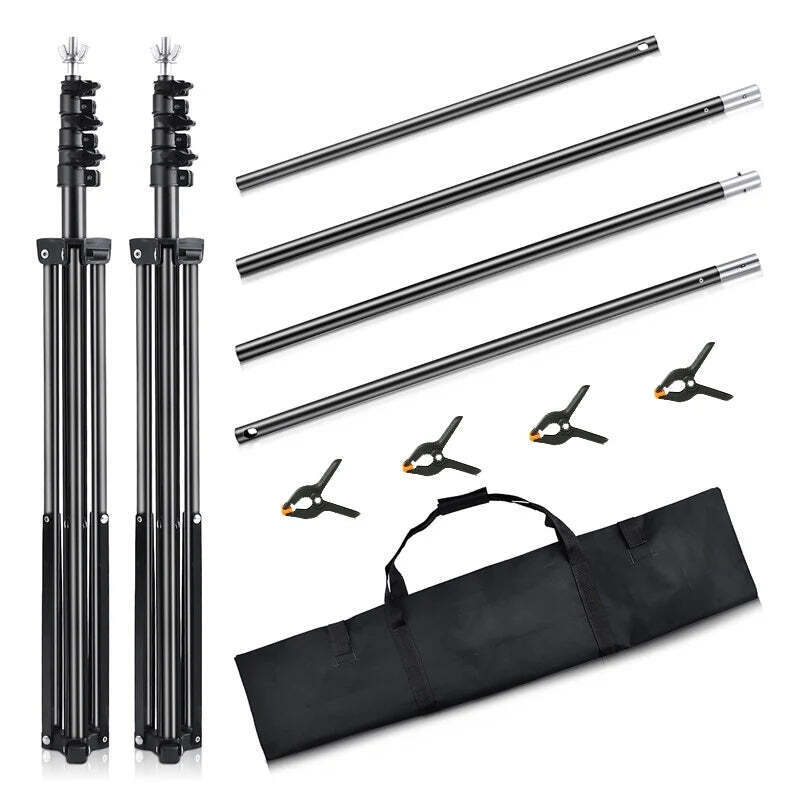 Hridz 2.6M*3M Heavy Duty Backdrop Support System for Photography Background Photo Video - NuSea