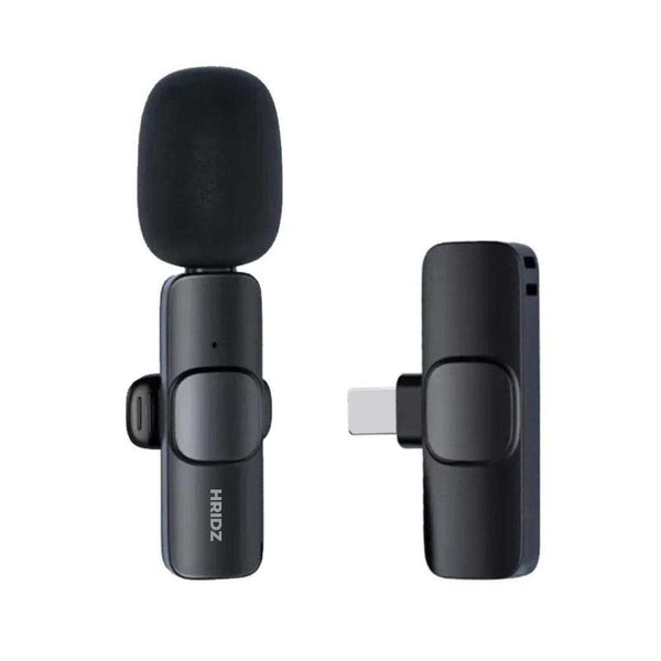 Hridz K9 Wireless Rechargeable 1 in 1 Microphone For Lightning Port Devices Recording Interview - NuSea