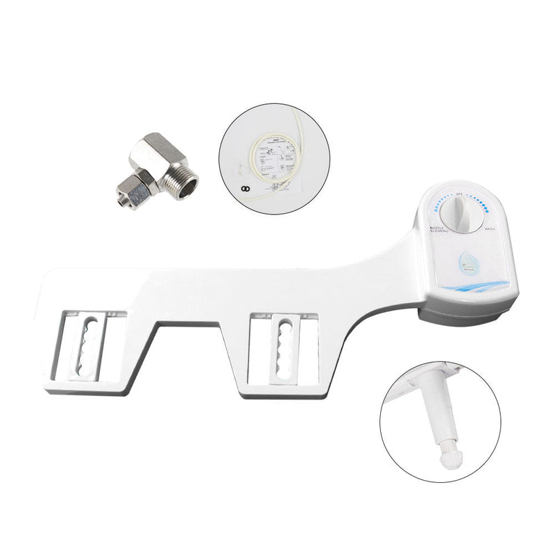 Hygiene Toilet Bidet Seat Attachment Spray Water Wash Clean Metal Upgrade Vision - NuSea