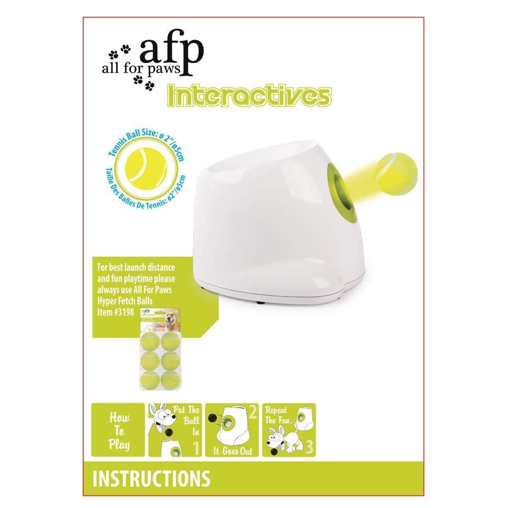 Hyper Fetch Mini Dog Ball Thrower - Small Interactive Pet Toy Launcher - NuSea