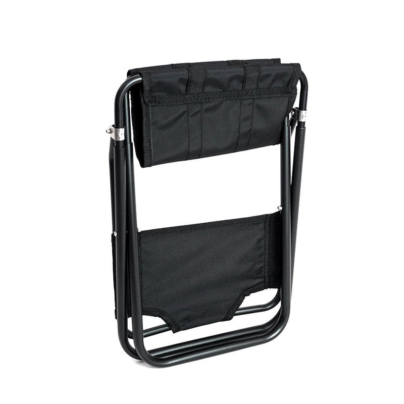 HYPERANGER Aluminum Portable Folding Camp Chair - Black - NuSea