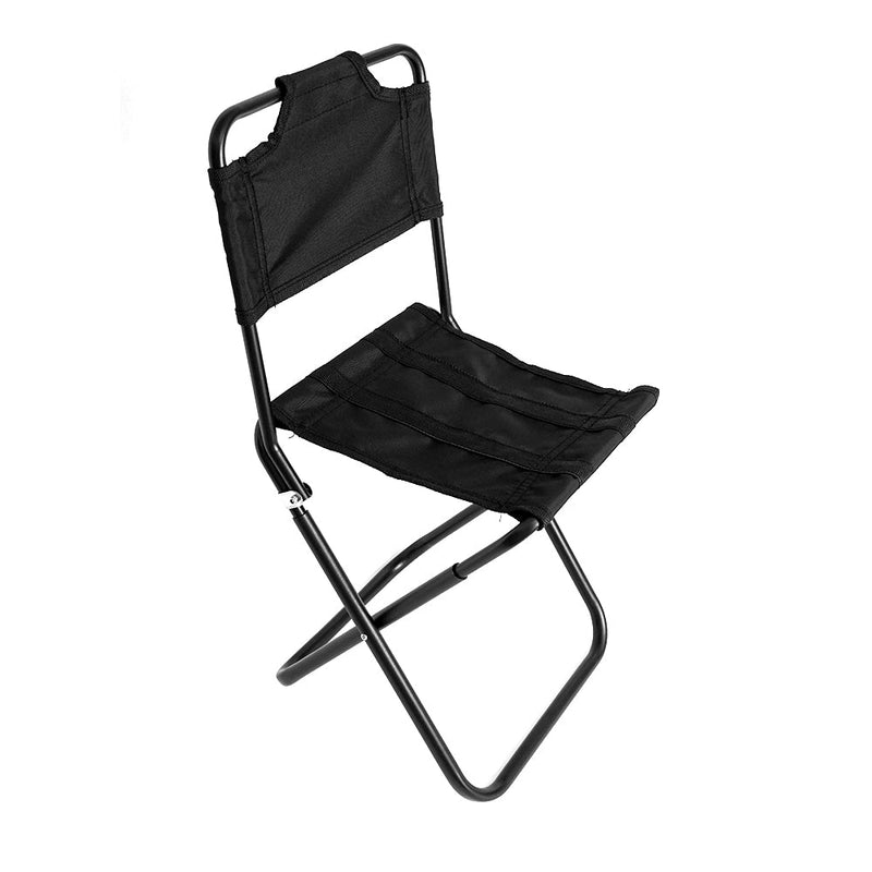 HYPERANGER Aluminum Portable Folding Camp Chair - Black - NuSea