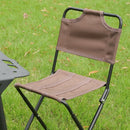 HYPERANGER Aluminum Portable Folding Camp Chair - Khaki - NuSea