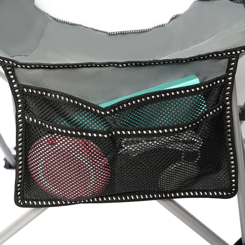 HYPERANGER Camping Chair with Foot Rest | Adjustable Sit and Lie Folding Chair for Ultimate Comfort - NuSea