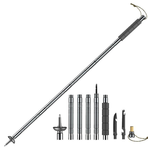 HYPERANGER Detachable and Lightweight Hiking Pole - Outdoor Trekking Walking Stick - NuSea