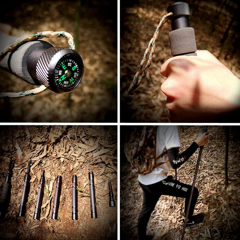 HYPERANGER Detachable and Lightweight Hiking Pole - Outdoor Trekking Walking Stick - NuSea