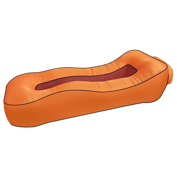 HYPERANGER Ergonomic Inflatable Lounger Beach Bed Camping Air Sofa - NuSea