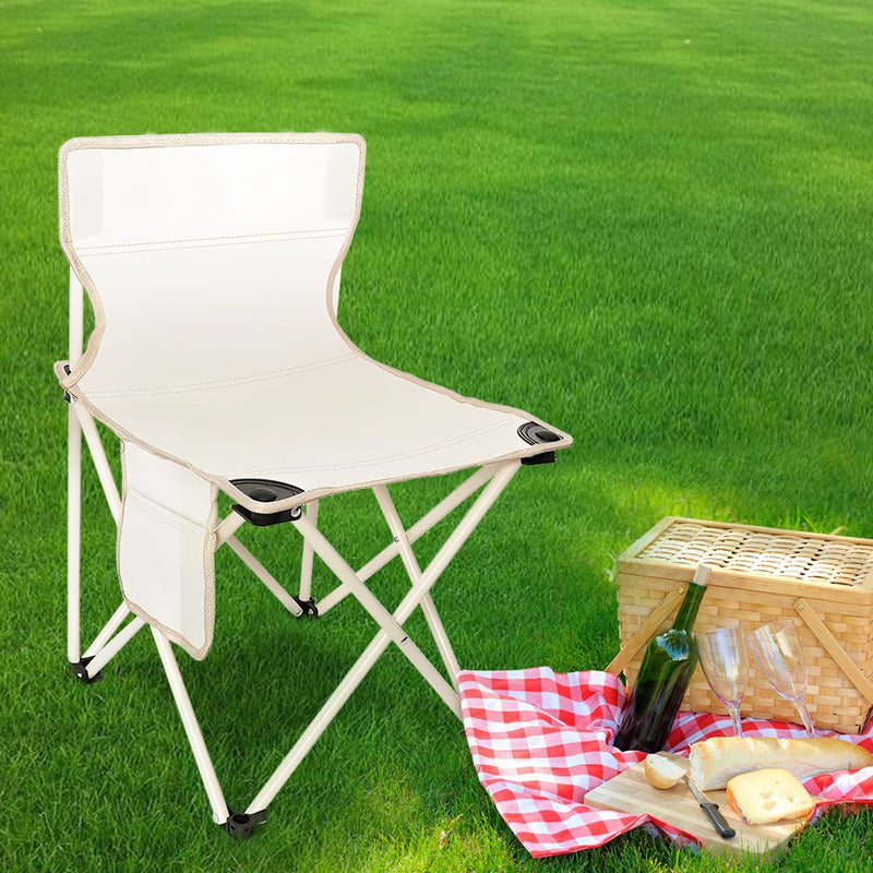 HYPERANGER Folding Camping Stool Outdoor Chair With Handbag - NuSea