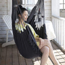 HYPERANGER Hammock Chair Hanging Rope Swing with 2 Cushions - NuSea
