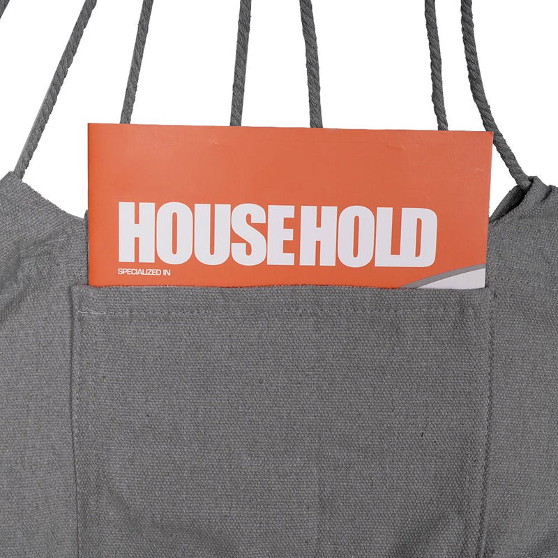 HYPERANGER Hammock Chair Hanging Rope Swing with 2 Cushions - Grey - NuSea