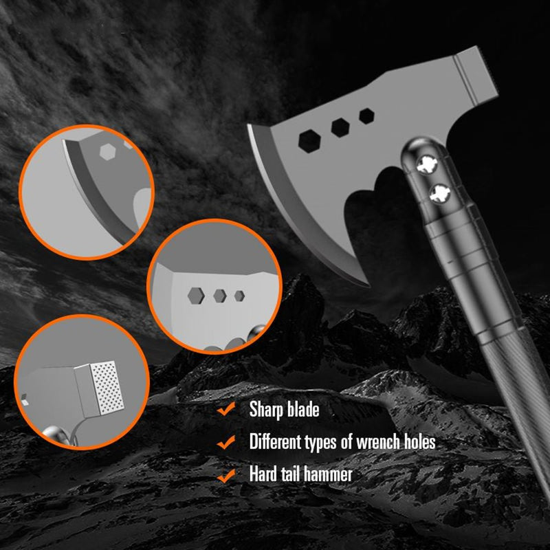 HYPERANGER Multifunctional Shovel Tactical Outdoor Survival Emergency Camping Gear - NuSea