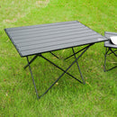 HYPERANGER Portable Aluminum Alloy Camping Folding Picnic Table - NuSea