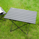 HYPERANGER Portable Aluminum Alloy Camping Folding Picnic Table - NuSea