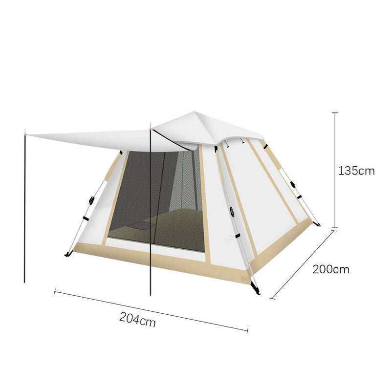 HYPERANGER UPF50+ Easy Pop Up Outdoor Camping Tent for 3 - 4 Person - NuSea