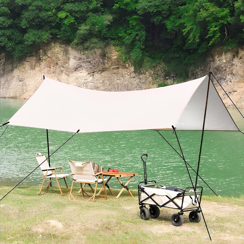 HYPERANGER UPF50 Outdoor Silver Coated Canopy Tent - NuSea