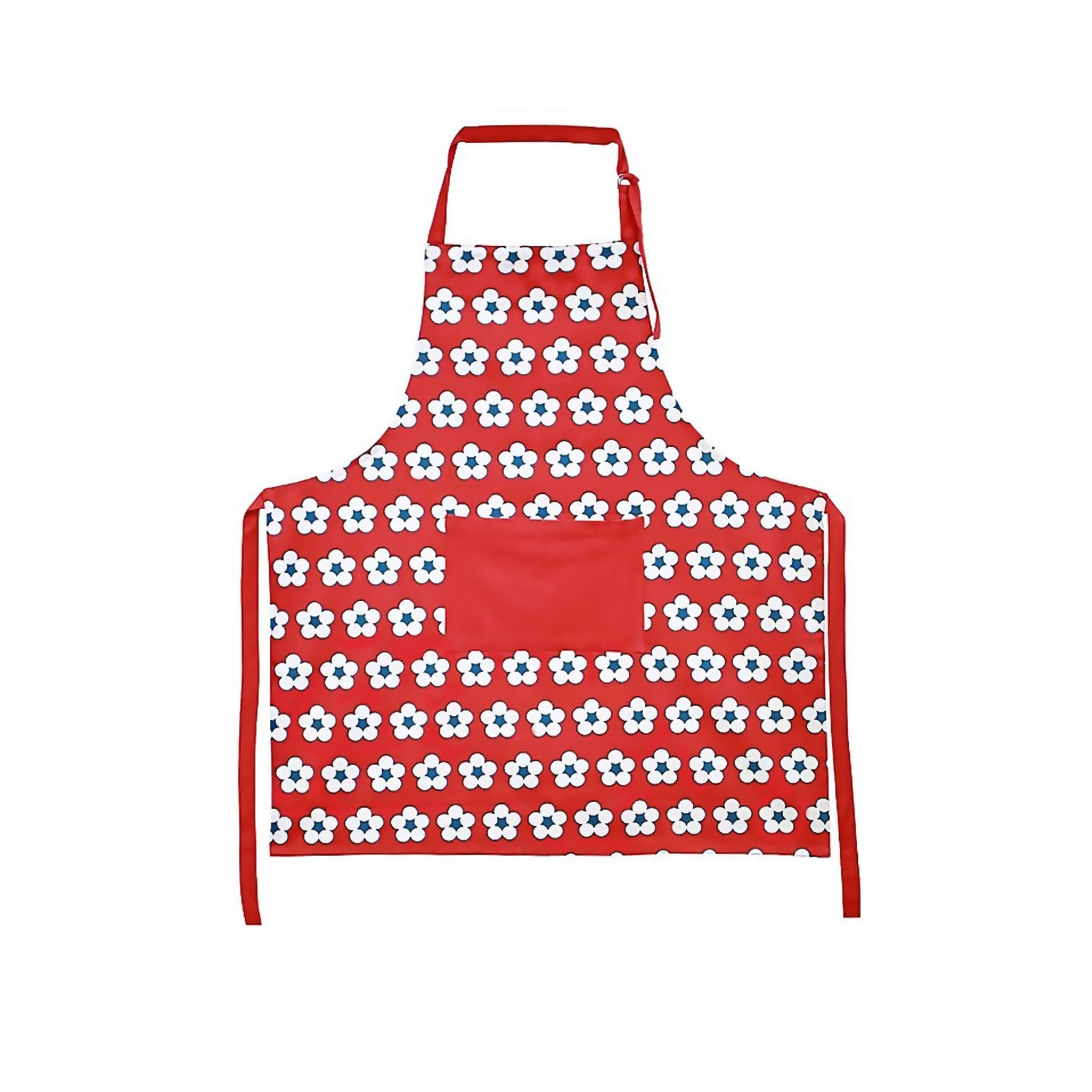 IDC Homewares Cotton Bud Apron Red - NuSea