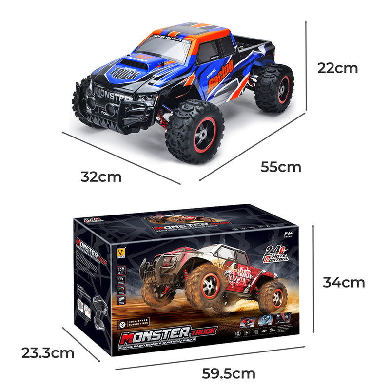 Centra RC Car 1:8 4WD Off-Road Racing Blue-1910113164947755010