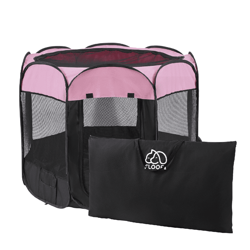 Floofi Oxford Playpen 120cm Pink