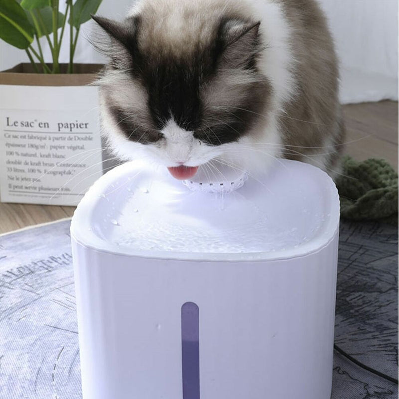 Floofi Pet Water Fountain Dispenser LED USB