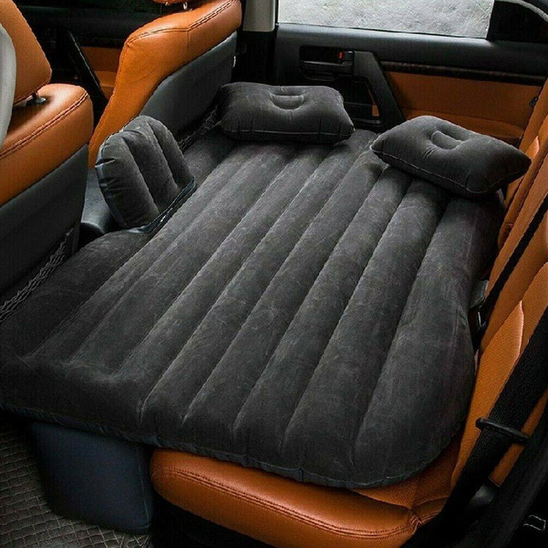 Inflatable Car Back Seat Portable Air Mattress Camping Bed - NuSea
