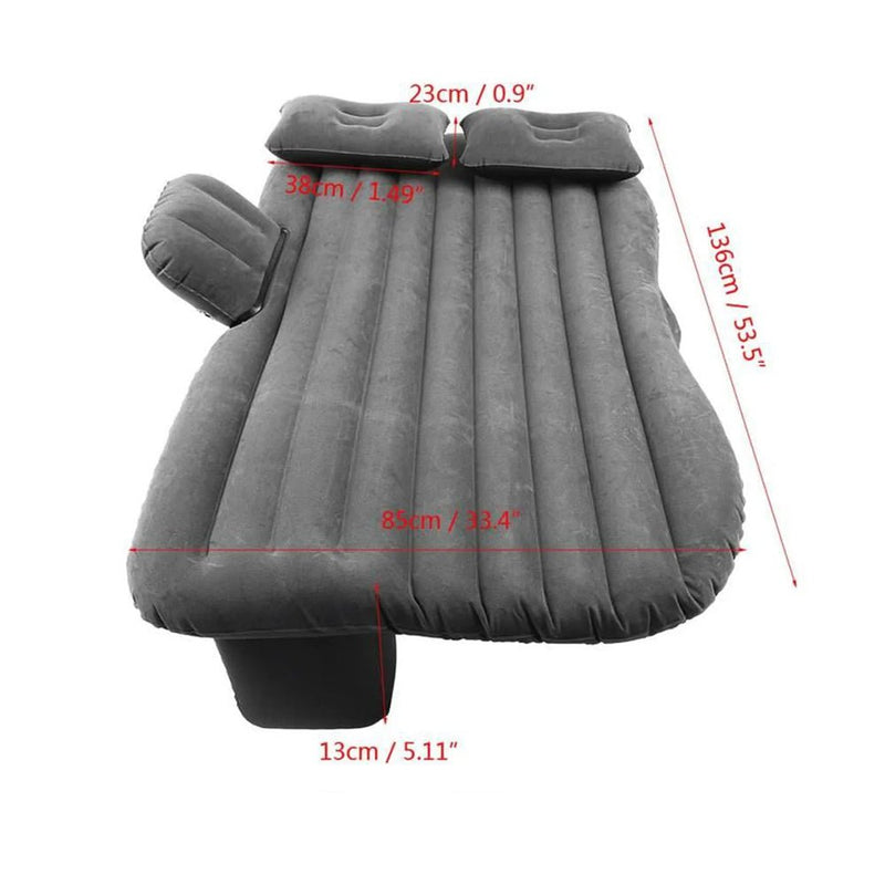 Inflatable Car Back Seat Portable Air Mattress Camping Bed - NuSea