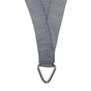 Instahut Shade Sail 5x5x5m Triangle 280GSM 98% Grey Shade Cloth - NuSea