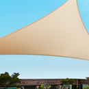 Instahut Shade Sail Cloth Shadecloth Triangle Sun Canopy 3.6x3.6x3.6M - NuSea