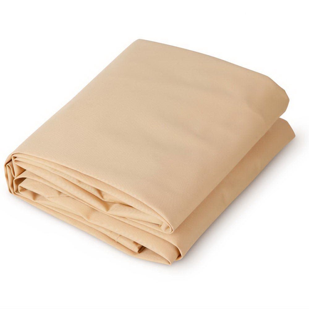 Instahut Waterproof Shade Sail 3x4m Rectangle Sand 95% Shade Cloth - NuSea