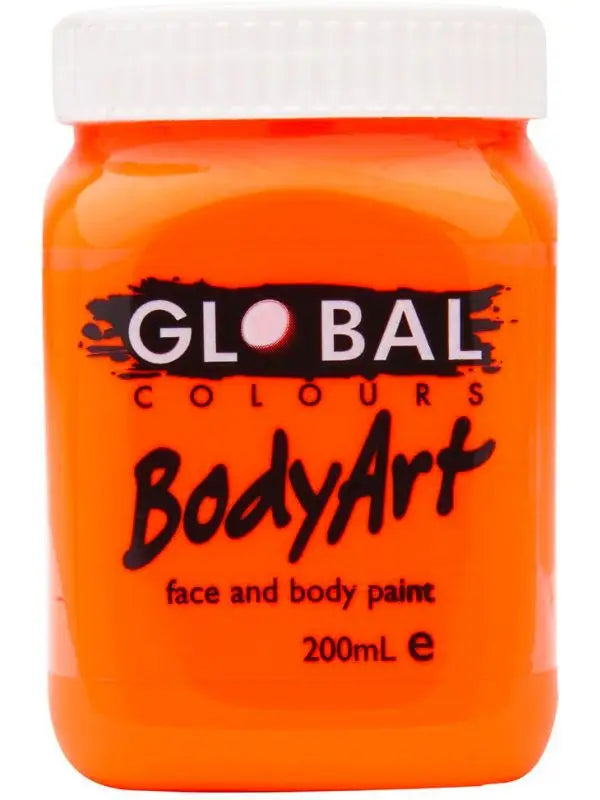 Global Colours BodyArt  Face and body paint in Jar 200ml Performance quality - NuSea