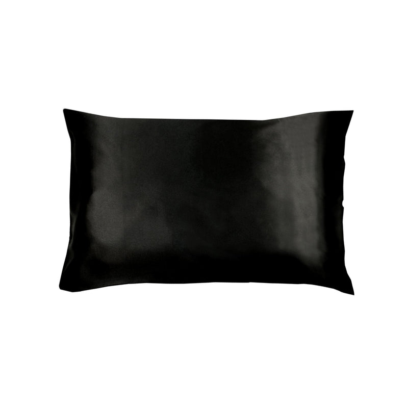 Invitation Satin Standard Pillowcase Nior Black - NuSea