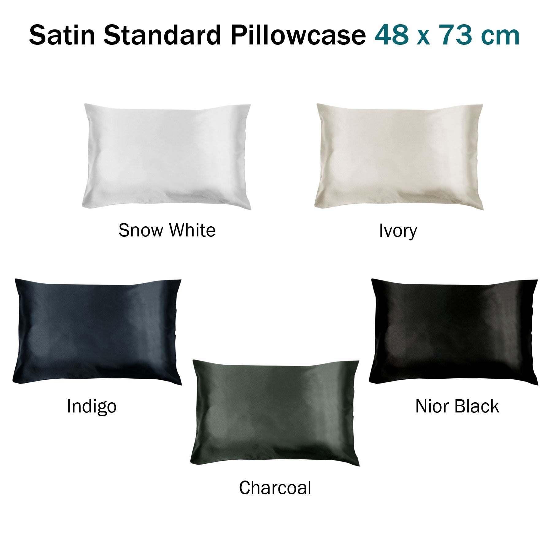Invitation Satin Standard Pillowcase Snow White - NuSea