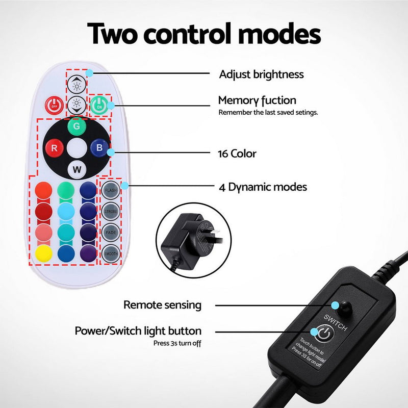 i.Pet Aquarium Light Submersible 52CM Air Bubble LED Light - NuSea