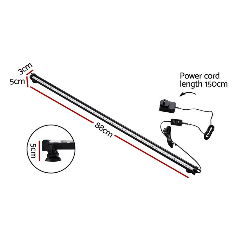i.Pet Aquarium Light Submersible 88CM Air Bubble LED Light - NuSea