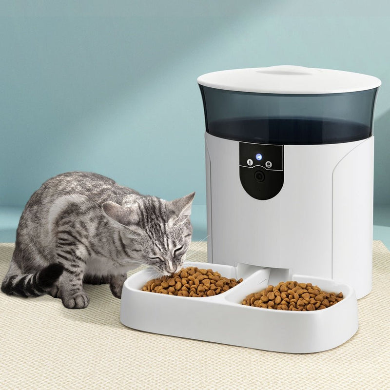 i.Pet Automatic Pet Feeder Dog Cat Camera Wifi Smart Food Dispenser Timer 7L APP - NuSea