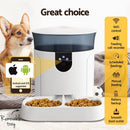 i.Pet Automatic Pet Feeder Dog Cat Camera Wifi Smart Food Dispenser Timer 7L APP - NuSea