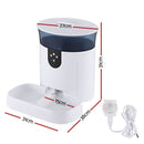 i.Pet Automatic Pet Feeder Dog Cat Wifi 7L Auto Smart Food Dispenser Timer Feed - NuSea