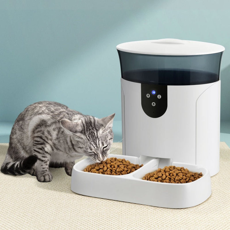 i.Pet Automatic Pet Feeder Dog Cat Wifi 7L Auto Smart Food Dispenser Timer Feed - NuSea