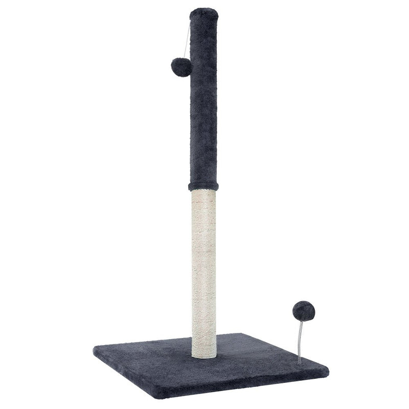i.Pet Cat Tree 105cm Scratching Post Scratcher Tower Condo House Hanging toys Grey - NuSea