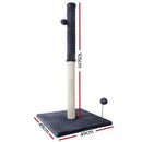 i.Pet Cat Tree 105cm Scratching Post Scratcher Tower Condo House Hanging toys Grey - NuSea