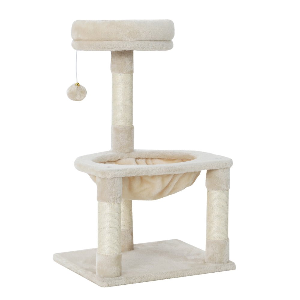 i.Pet Cat Tree 69cm Scratching Post Tower Scratcher Wood Condo Toys House Bed - NuSea