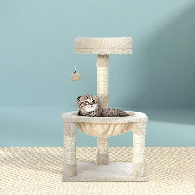 i.Pet Cat Tree 69cm Scratching Post Tower Scratcher Wood Condo Toys House Bed - NuSea