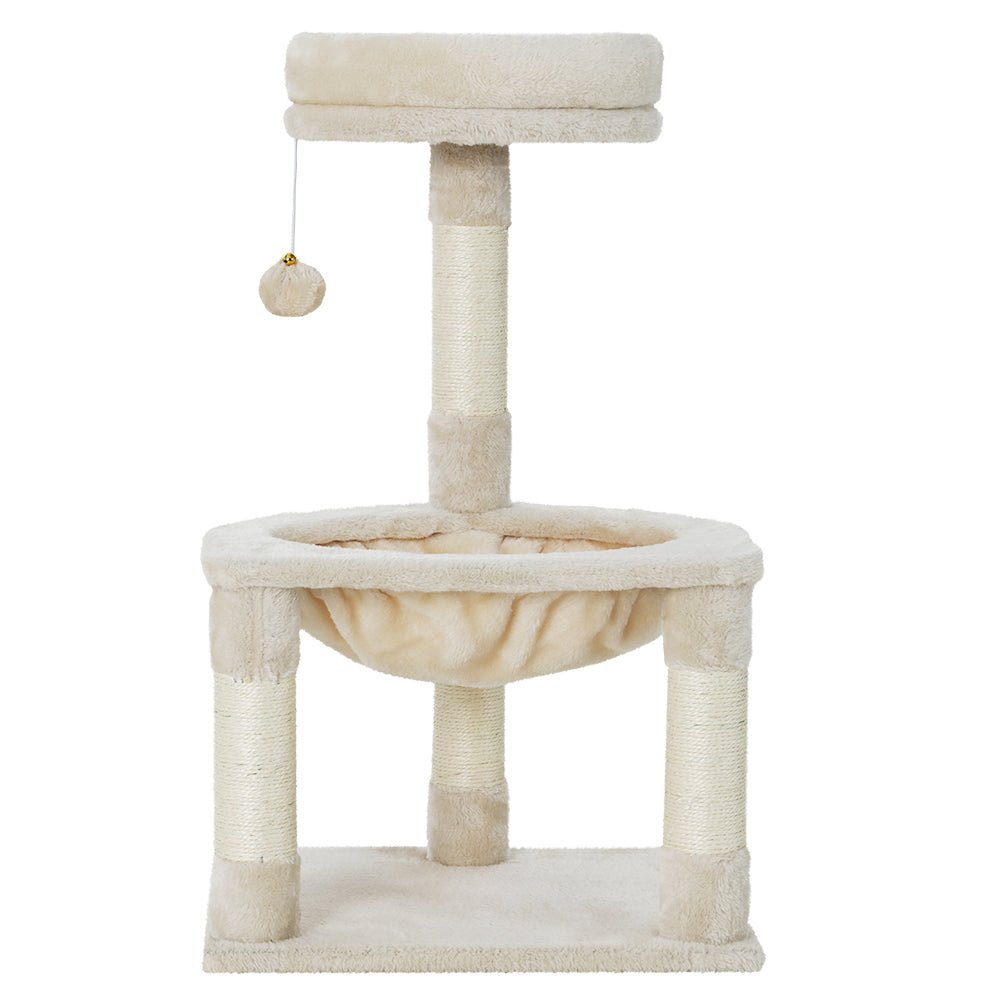 i.Pet Cat Tree 69cm Scratching Post Tower Scratcher Wood Condo Toys House Bed - NuSea